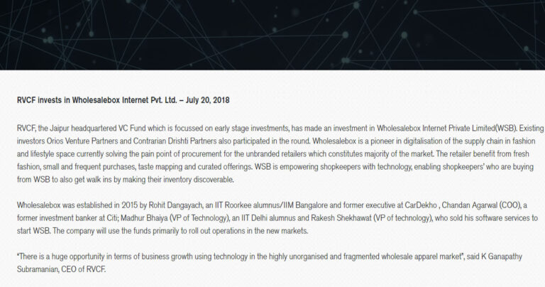 RVCF Investments